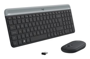 Logitech MK470 Slim Combo Wireless Keyboard + Mouse, US, Graphite Logitech MK470 Slim Combo Wireless Keyboard + Mouse, US, Graphite