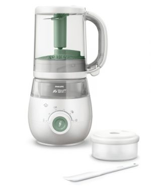 Philips Avent Premium SCF885/01 4-in-1 Steamer Blender, White/Grey Philips Avent Premium SCF885/01 4-in-1 Steamer Blender, White/Grey