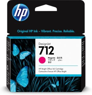 HP 712 (3ED68A) Ink Cartridge, Magenta HP 712 (3ED68A) Ink Cartridge, Magenta