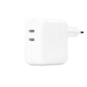 Apple 35W AC Power Adapter Dual USB-C, White Apple 35W AC Power Adapter Dual USB-C, White