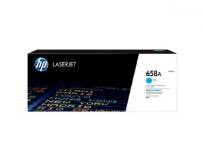 HP 658A (W2001A) Toner Cartridge, Cyan