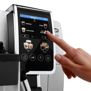 DeLonghi Dinamica Plus (ECAM380.85.SB) Coffee Machine, Silver Black DeLonghi Dinamica Plus (ECAM380.85.SB) Coffee Machine, Silver Black
