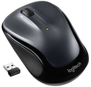 Logitech M325s Wireless Mouse RF Wireless Optical 1000 DPI, Black/Dark Grey