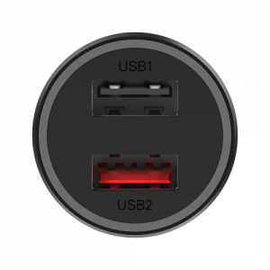 Xiaomi CC06ZM Mi 37W Dual-Port Car Charger, Black
