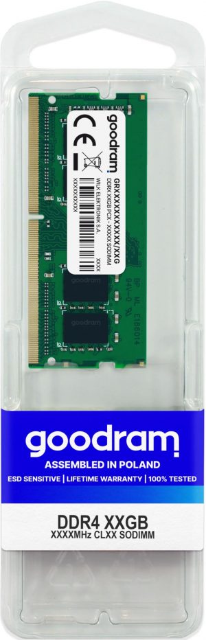 NB MEMORY 8GB PC25600 DDR4/SO GR3200S464L22S/8G GOODRAM