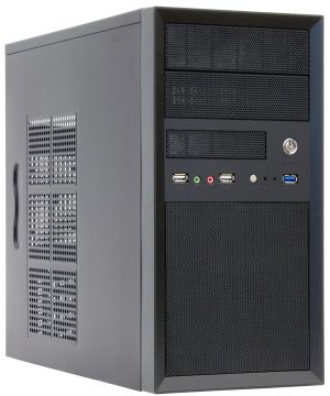 Case|CHIEFTEC|MiniTower|MicroATX|Colour Black|CT-01B-OP
