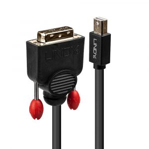 CABLE MINI DP TO DVI 3M/BLACK 41953 LINDY