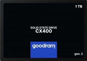 SSD|GOODRAM|CX400 GEN.2|1TB|SATA|3D TLC|Write speed 500 MBytes/sec|Read speed 550 MBytes/sec|2,5"|TBW 720 TB|MTBF 2000000 hours|SSDPR-CX400-01T-G2