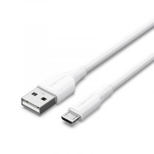 CABLE USB2.0 TO MICRO-B/1M WHITE CTIWF VENTION