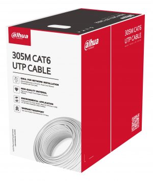 CABLE CAT6 UTP 305M WHITE/PFM920I-6UN-C DAHUA
