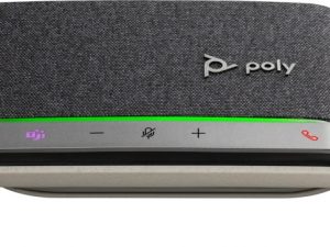 POLY Sync 20 MS Teams Wireless Speakerphone, Bluetooth, USB-A, Silver