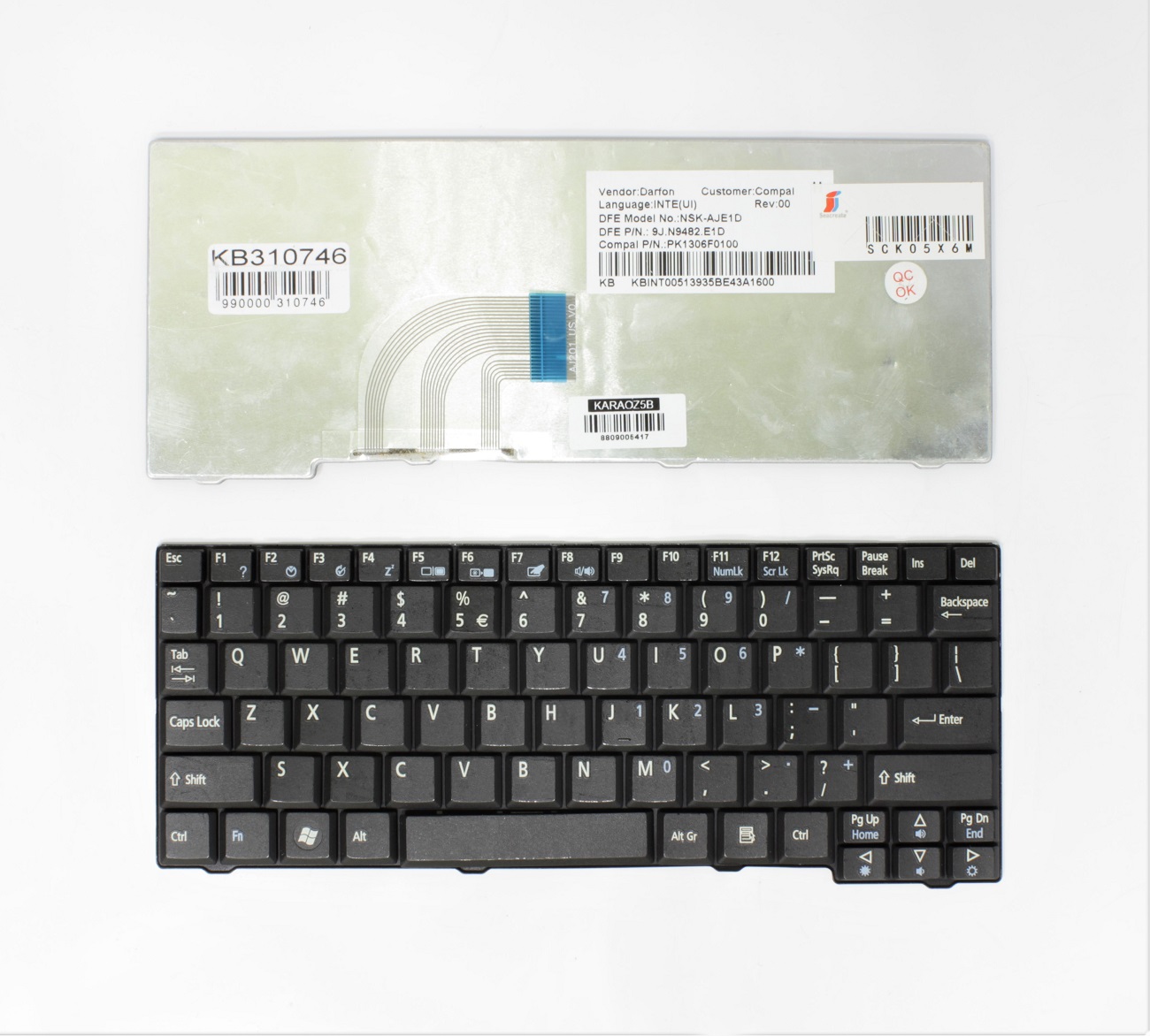 Keyboard ACER Aspire: One A110, A150