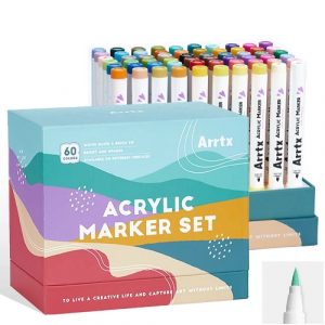 Acrylic Marker Pens ARRTX 60C, 60 Colours | LC304615