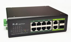 PoE switch 8ch 100Mbps +2G uplink 2 SFP | POE802PRO