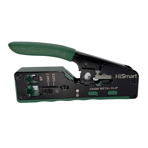 Crimping Tool with Stripper and Cutter