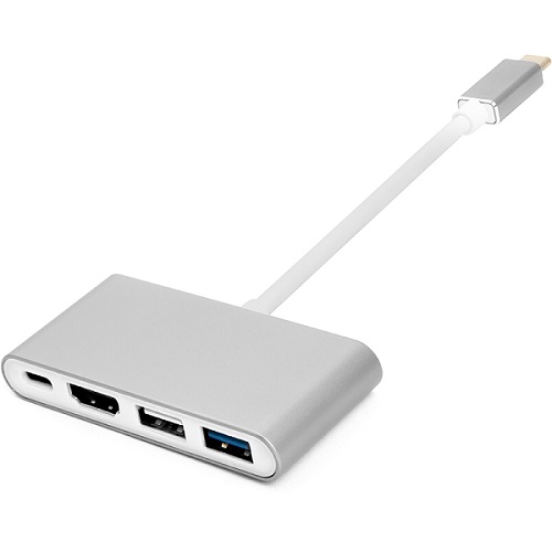CA911707img Adapter Type-C (M) - HDMI, 4xUSB 2.0/3.0, Type-C (F) | CA911707