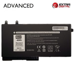 Notebook Battery DELL R8D7N, 4000mAh, Extra Digital Advanced | NB442256