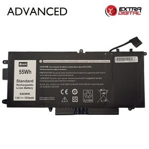 Notebook Battery DELL K5XWW, 7270mAh, Extra Digital Advanced | NB442300