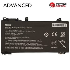 Notebook battery HP RE03XL, 3700mAh, Extra Digital Advanced | NB462551