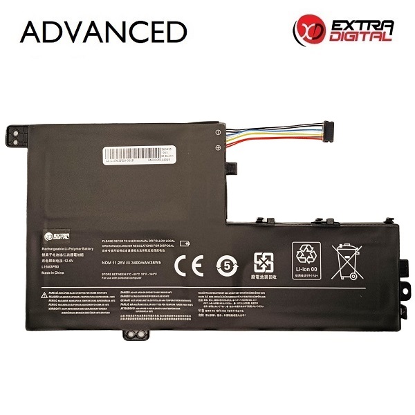 NB483068img Notebook Battery, LENOVO L15M3PB0, 3400mAh, Extra Digital Advanced | NB483068