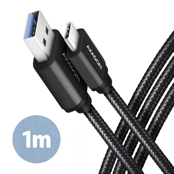 087aadc2-3f8a-47e3-ad64-3fa2672d659c.jpeg CABLE USB-C TO USB3.2 1M/BLACK BUCM3-AM10AB AXAGON