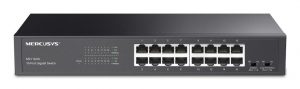 Switch|MERCUSYS|MS116GS|16x10Base-T / 100Base-TX / 1000Base-T|MS116GS