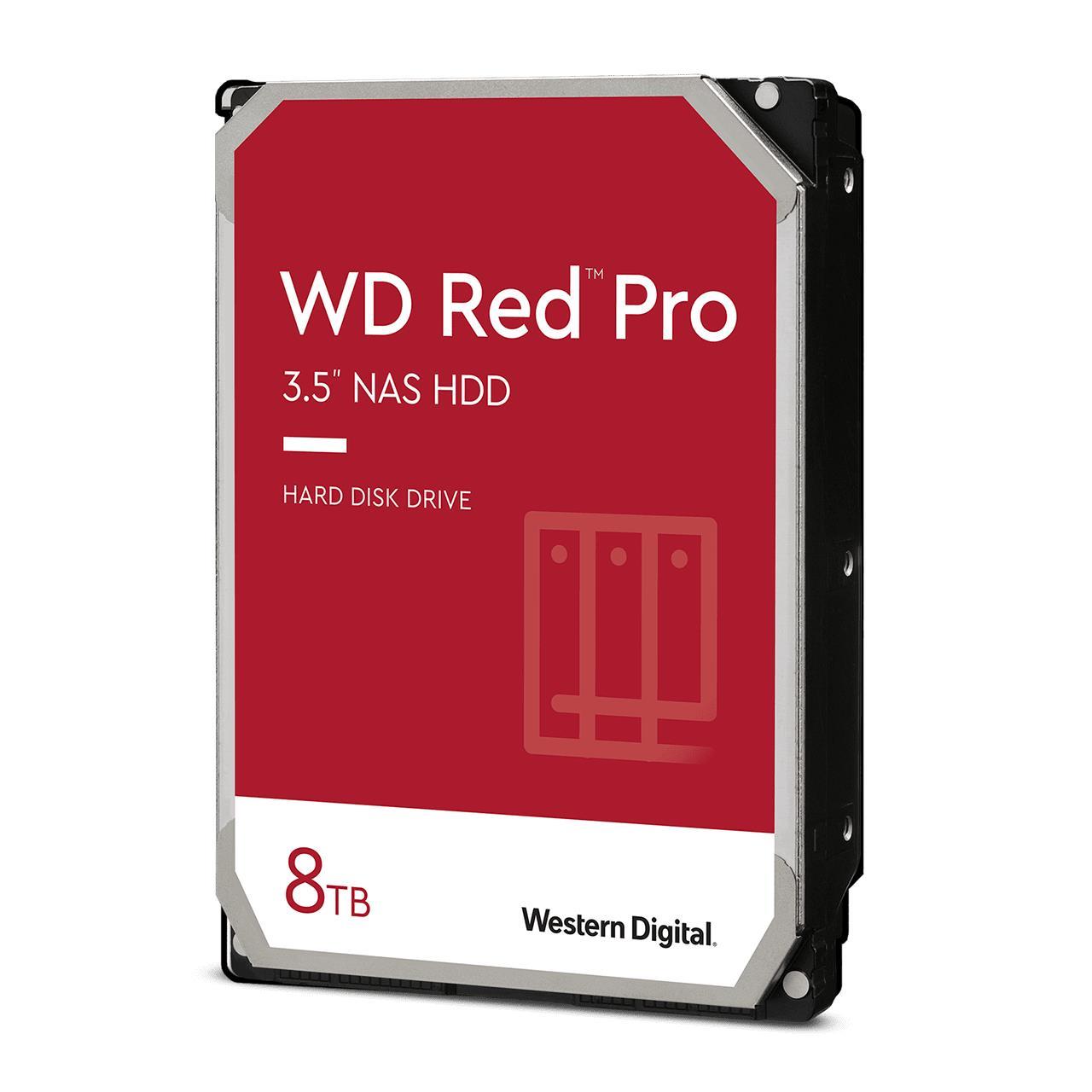 HDD|WESTERN DIGITAL|Red Pro| 8 TB|Serial ATA|Buffer