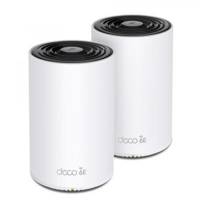 Wireless Router|TP-LINK|Wireless Access Point / Router|2-pack|5400 Mbps|Mesh|Wi-Fi 6e|2x10/100/1000M|1x2.5GbE|LAN  WAN ports 3|Number of antennas 4|DECOXE75PRO(2-PACK)