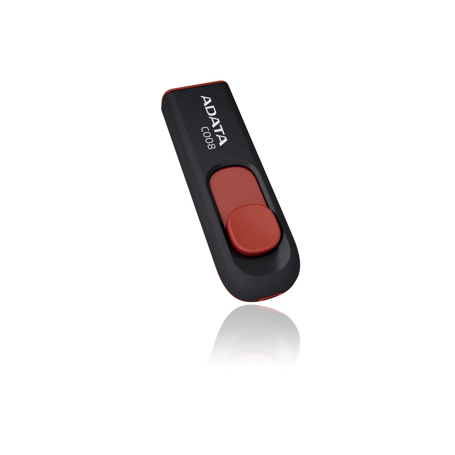 ADATA MEMORY DRIVE FLASH USB2 16GB/BLACK/RED