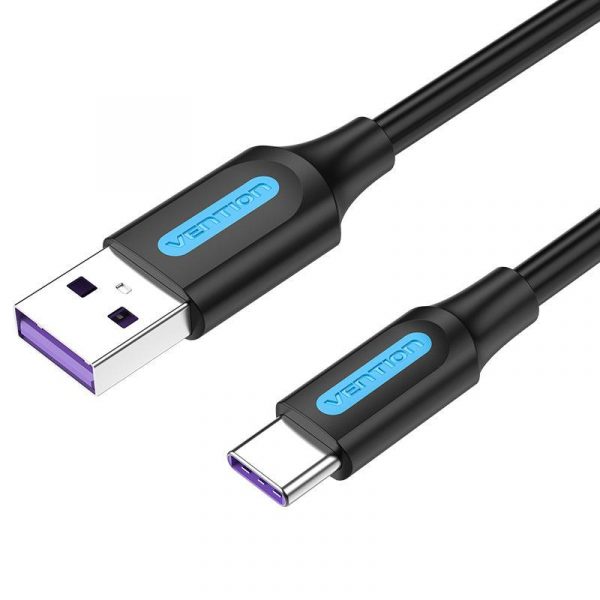 5bdc7b2d-4649-496f-9a25-689fbfca9e90.jpeg CABLE USB-C TO USB2.0/2M BLACK CORBH VENTION