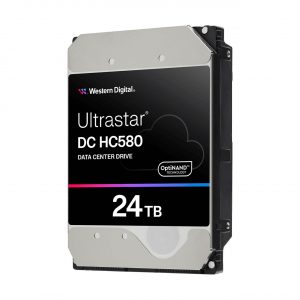 HDD|WESTERN DIGITAL ULTRASTAR|Ultrastar DC HC580|24TB|SATA|512 MB|7200 rpm|3,5"|0F62796