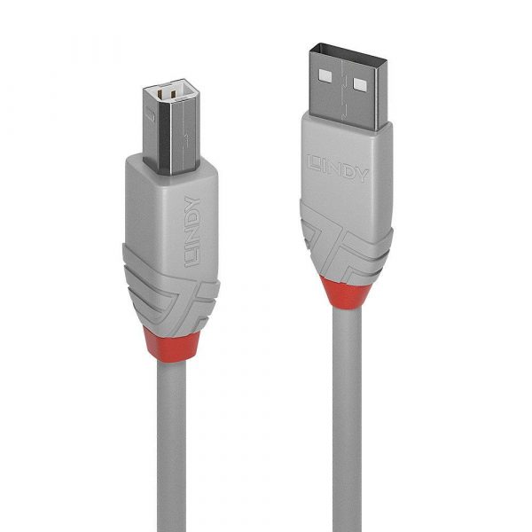 8e9cc413-0eba-4a79-9079-99f6a343aedb.jpeg CABLE USB2 A-B 2M/ANTHRA GREY36683 LINDY