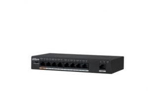 Switch|DAHUA|Type L2|Desktop/pedestal|Rack|1x10Base-T / 100Base-TX / 1000Base-T|PoE ports 8|96 Watts|DH-PFS3009-8ET1GT-96-V2
