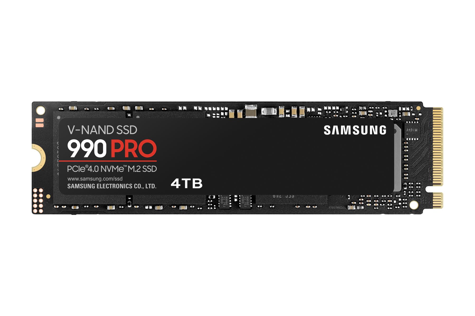 SSD|SAMSUNG|990 PRO|4TB|M.2|PCIe Gen4|NVMe|TLC|Write speed 6900