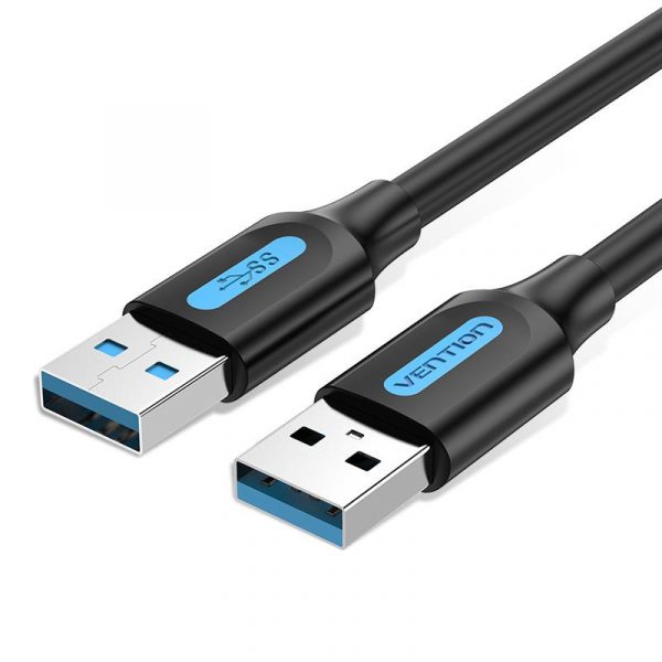 c31251bc-a982-4348-920d-ef9460c3a702.jpeg CABLE USB3.0 MALE TO MALE/0.5M BLACK CONBD VENTION
