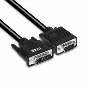 CABLE DVI-A TO VGA 3M/M/M CAC-1243 CLUB3D
