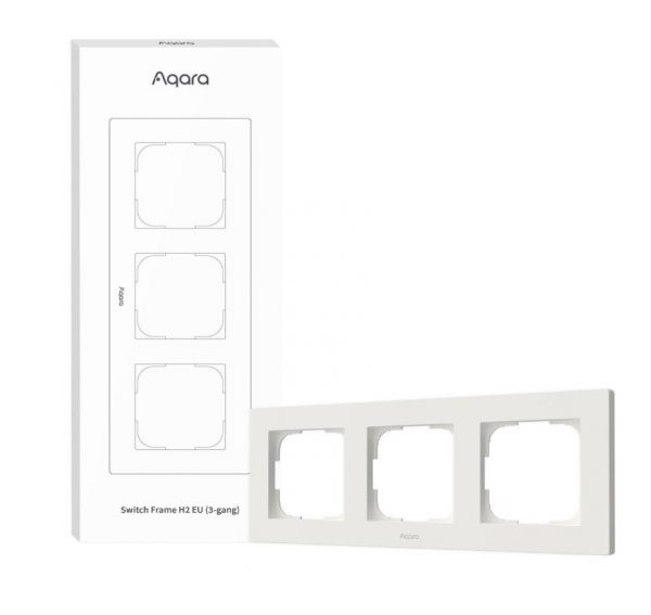 SMART SWITCH FRAME H2 (3-GANG)/WHITE FE-X02D-W AQARA